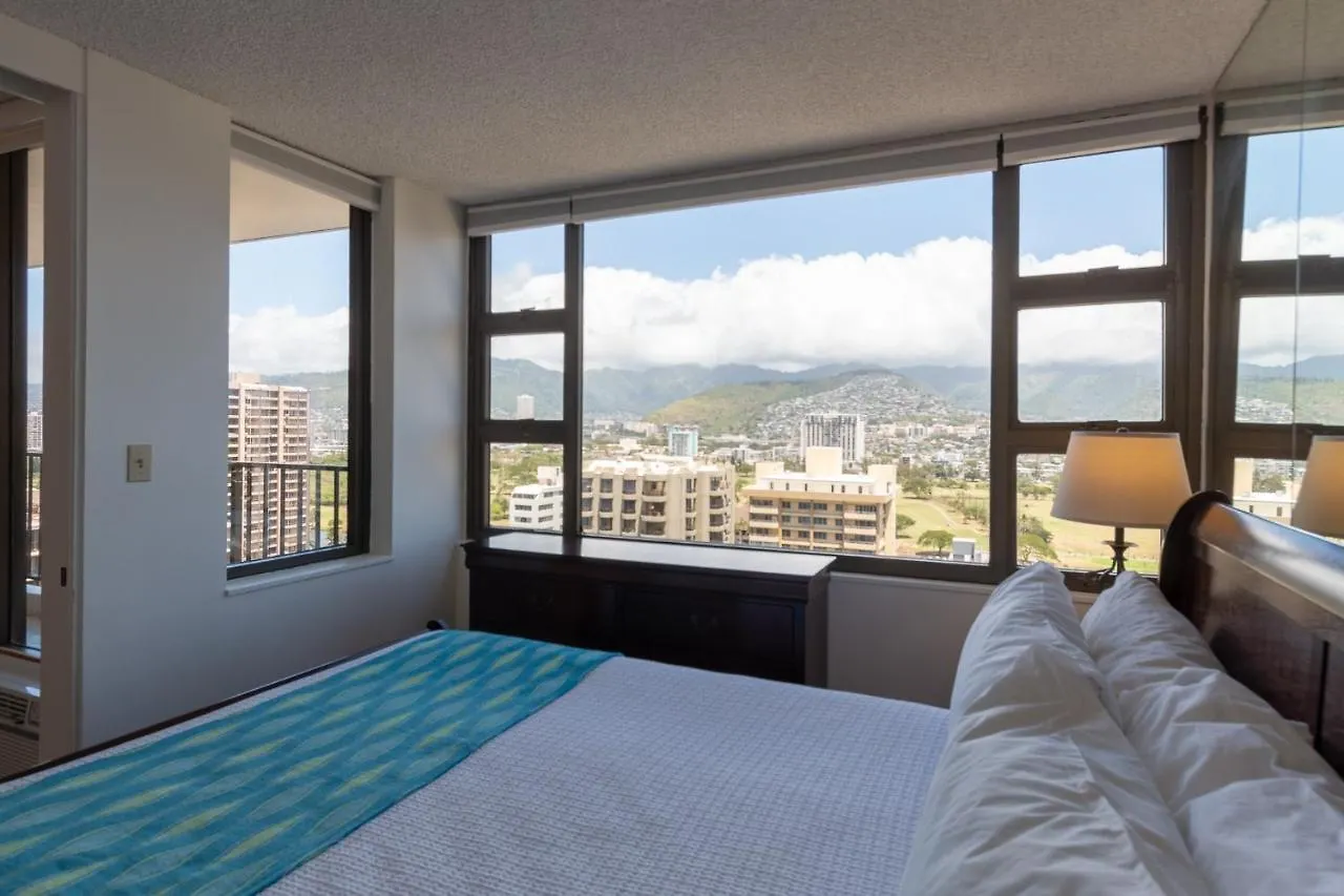 21St Floor Condo With View Of Ko'Olau Mountains And The Ala Wai Canal Condo Honolulu